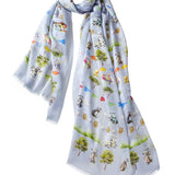 Tee Time Scarf - Blue Skies