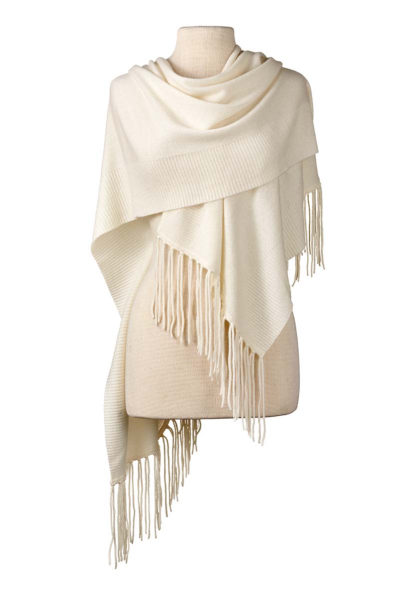 Ivory hot sale cashmere wrap