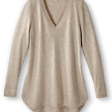 100% cashmere sweater tunic