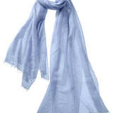 Alpine Cashmere Felted Cashmere Passport Scarf in Whisper Blue